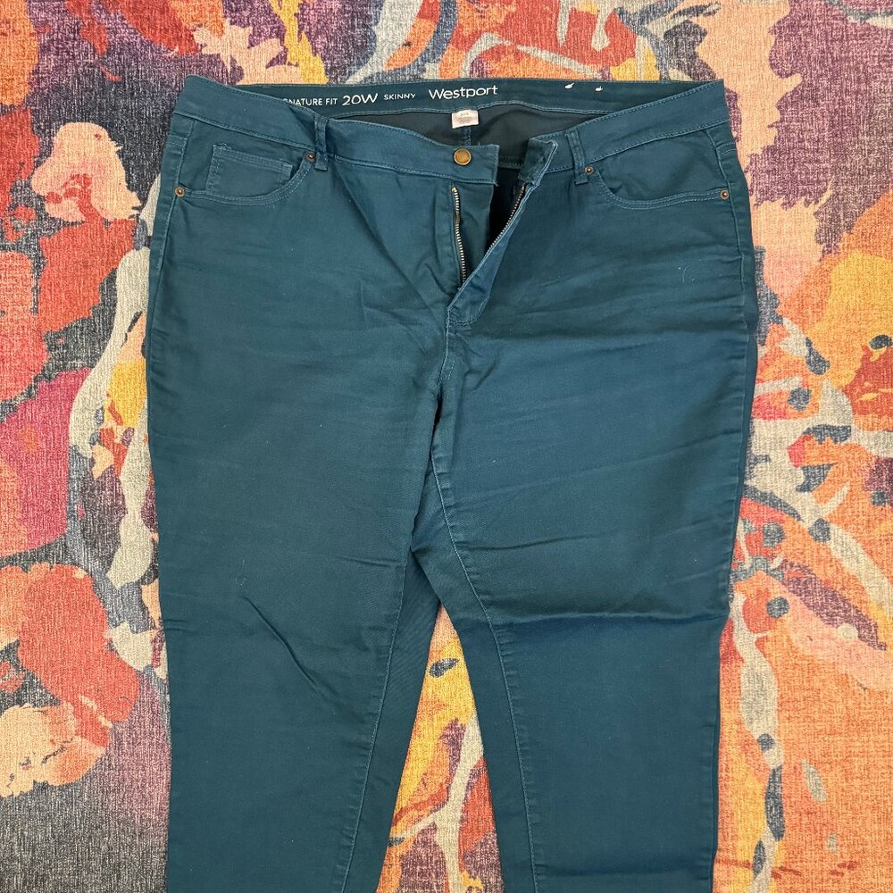 Westport Women's Denim Pants - Dress Barn - Plus Size 20W Skinny